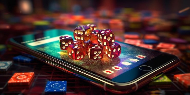 Live casino game show studio with professional host and interactive wheel display